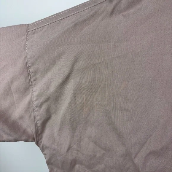 Everlane Drapey Square Shirt Burnt Sugar Tan Taupe Tencel Lyocell Boxy Small - Picture 5 of 9